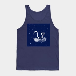 electricity, electrical appliance, electrician services, technology, light, universe, cosmos, galaxy, shine, concept, illustration Tank Top